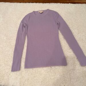 Michael Kors Hutton Featherweight Cashmere Sweater Size S